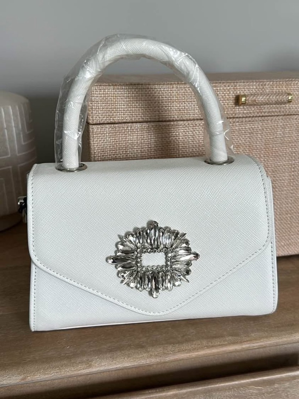 Olga Berg White Alejandra Bag